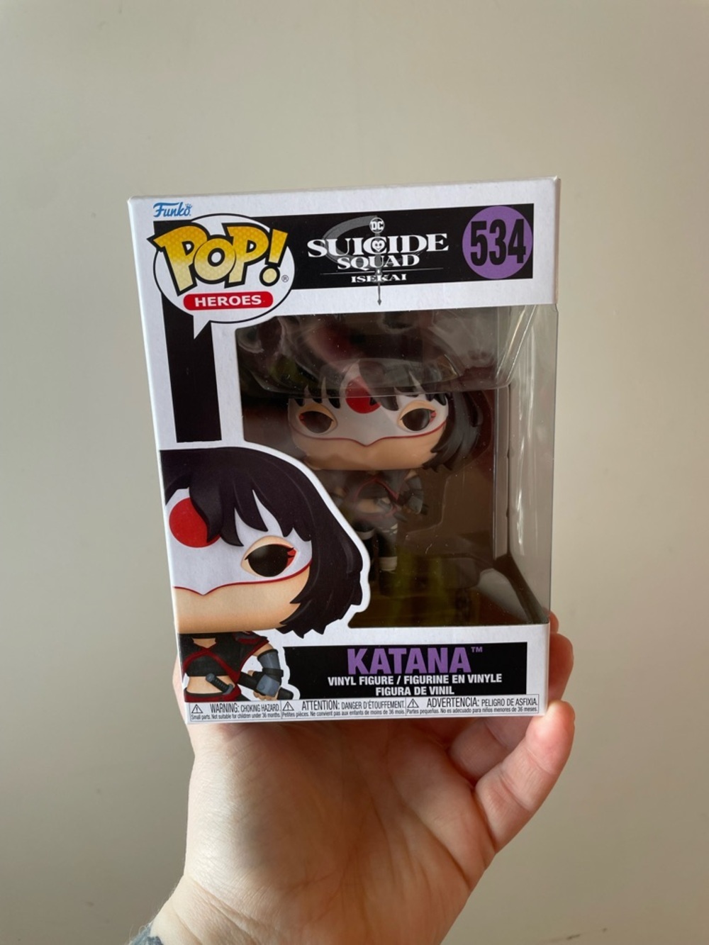 Funko Pop! Heroes: DC Suicide Squad Isekai - Katana vinyl figure (#534)
